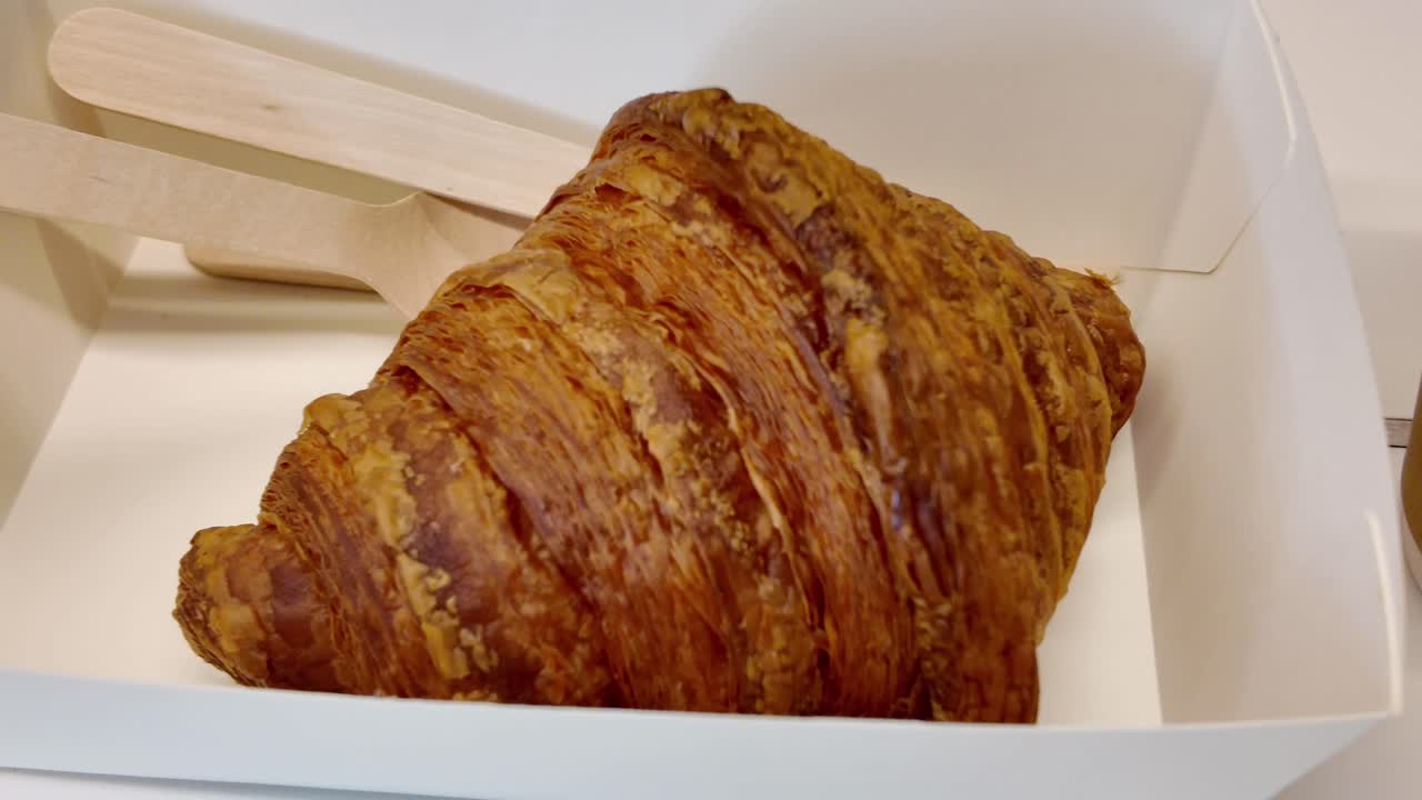 Croissant in a box