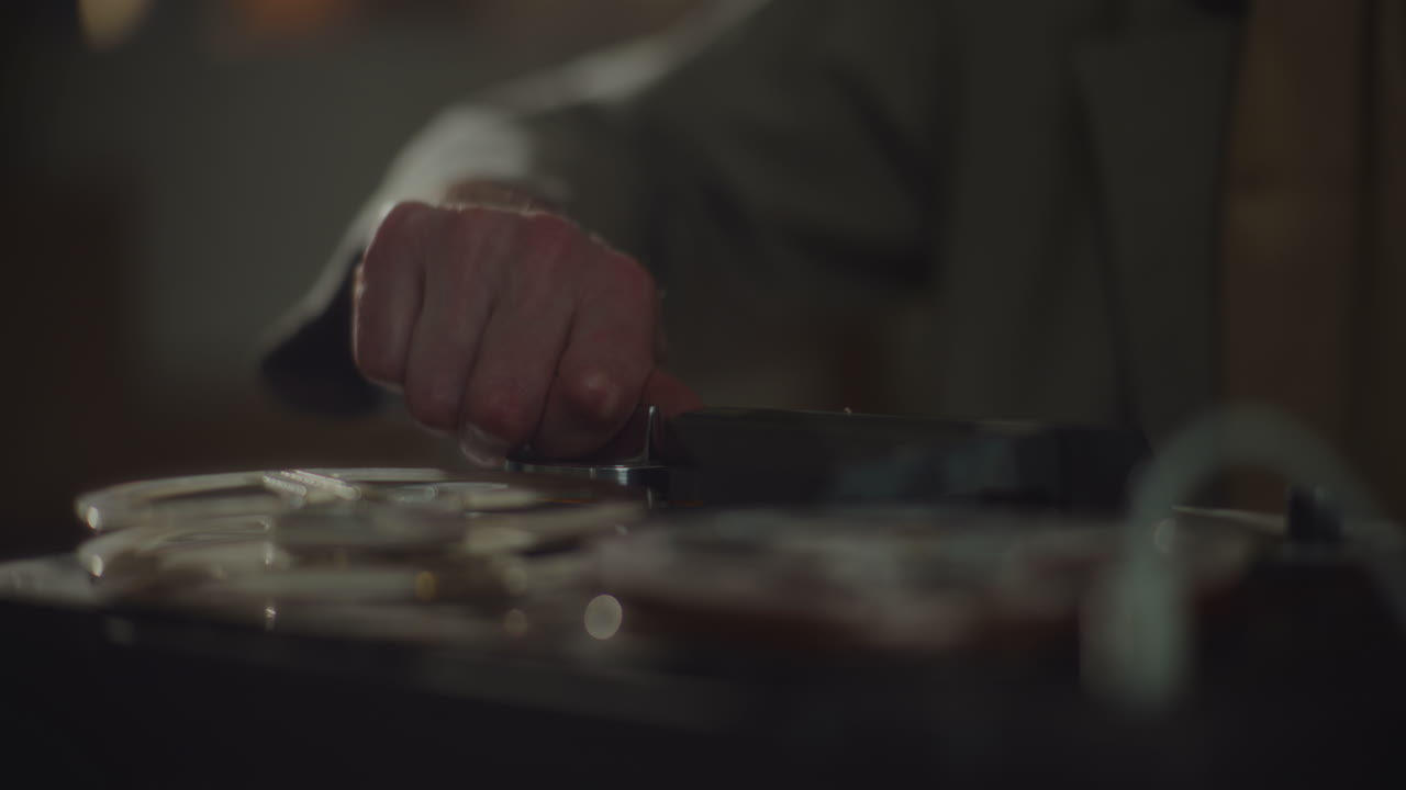 The Spy Listens to Discreet Recordings