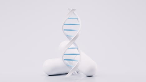 píldora médica con concepto de cuidado de la salud, renderización en 3d.