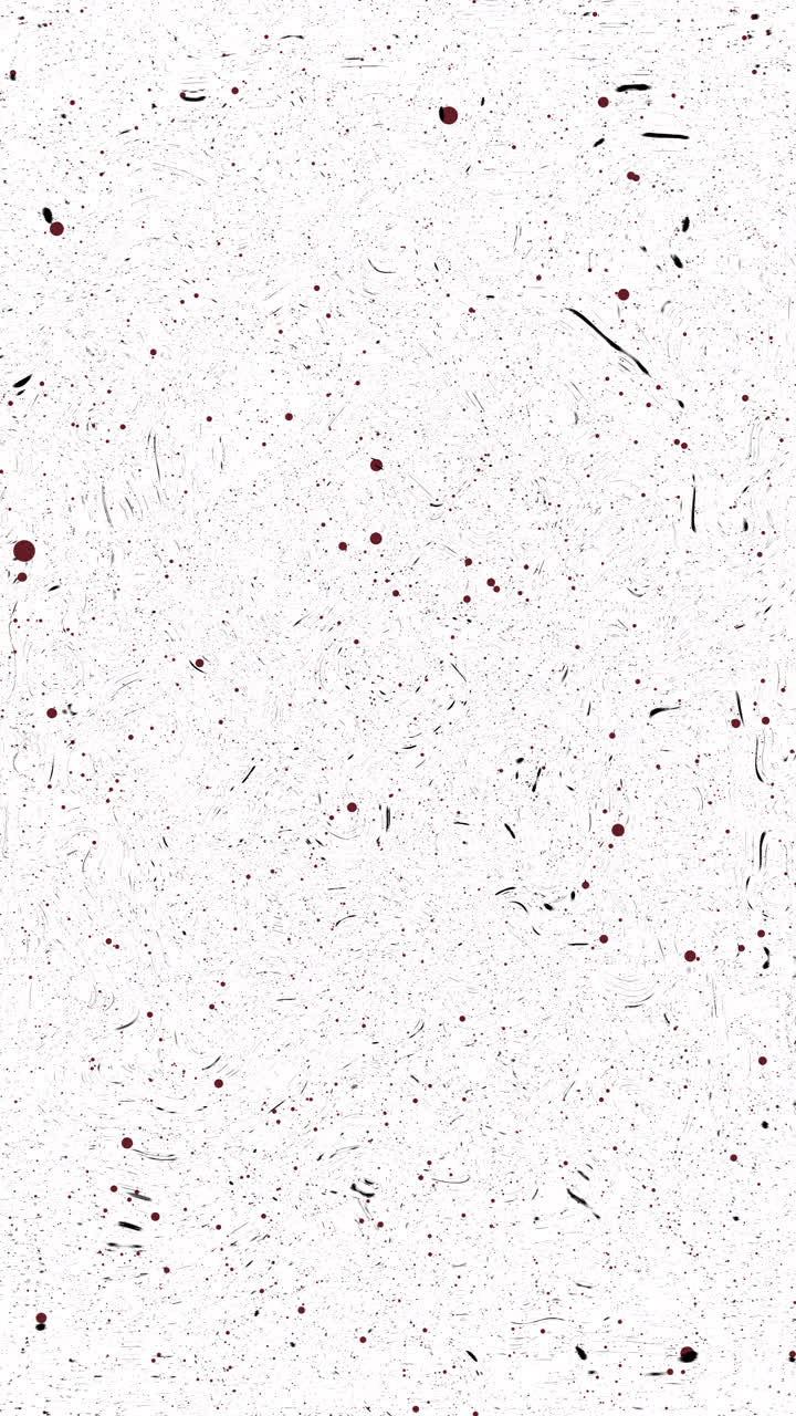 Abstract Film Grain and Dust Overlay with Red Dots
