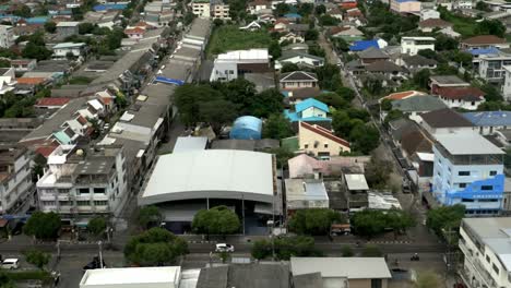 Blick-Auf-Bangkok-An-Der-Spitze-Des-Chinees-Tempels