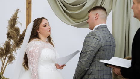 couple at the altar