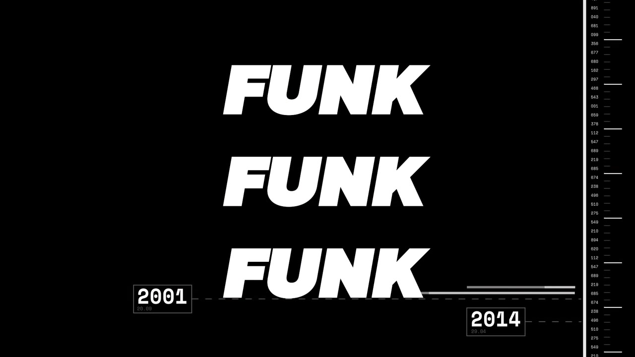 Animation of simple, moving diagrams and numbers on a black background