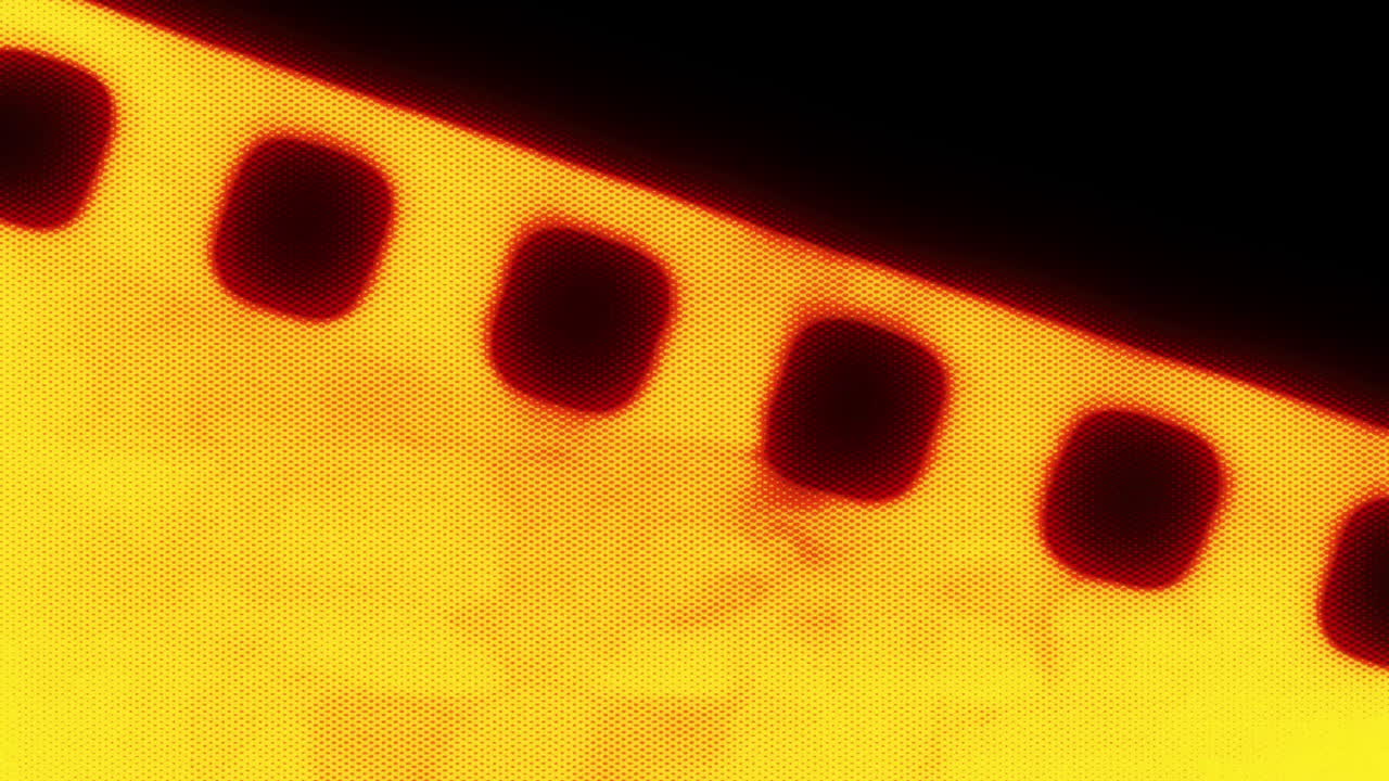 Abstrakte Retro-Halbton-Filmstreifen-Übergangsanimation