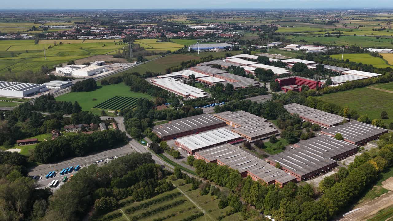 Il Girasole International Trade Center, Italy largest wholesale city. Aerial view