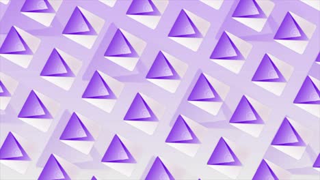 patrón de reproducción de video triangular púrpura