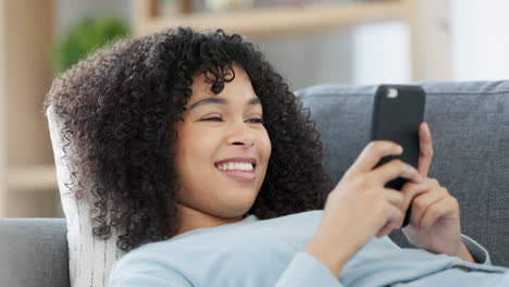 Trendy,-relaxed-and-smiling-woman-with-phone