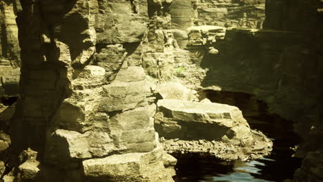 canyon landscape with river