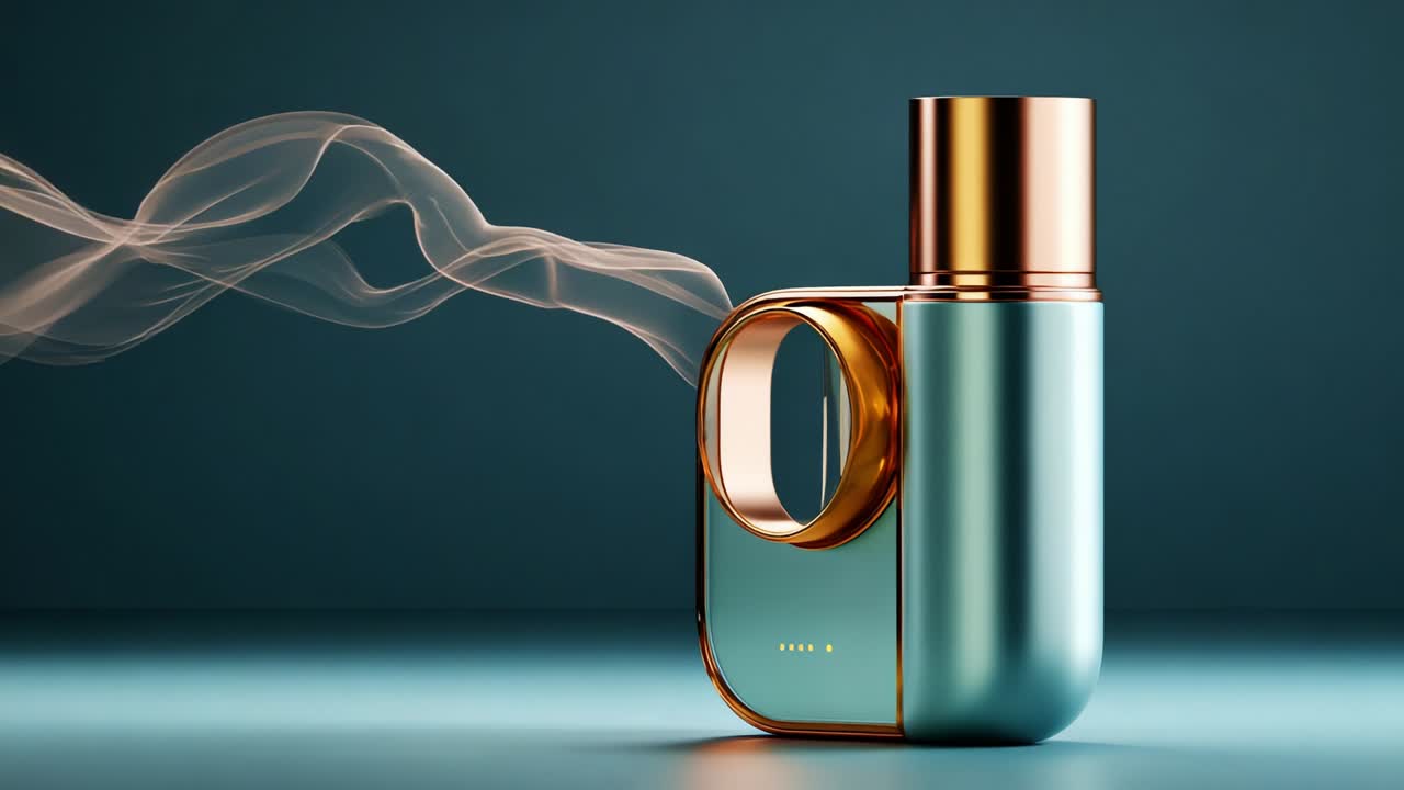 Elegant Scent Diffuser Fusing Modern Design with Functional Aesthetics, Showcasing Smooth Lines and Subtle Colors, Perfectly Capturing the Essence of Contemporary Aromatic Experience