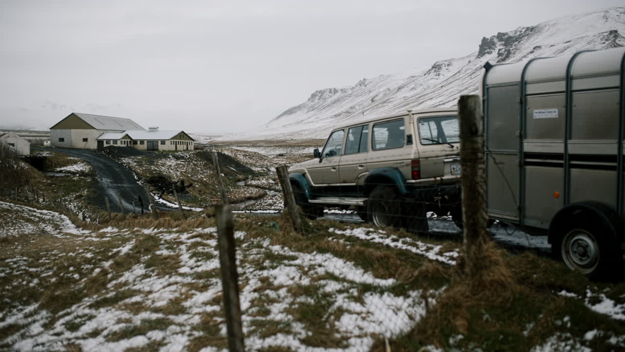 Icelandic Farm in Winter