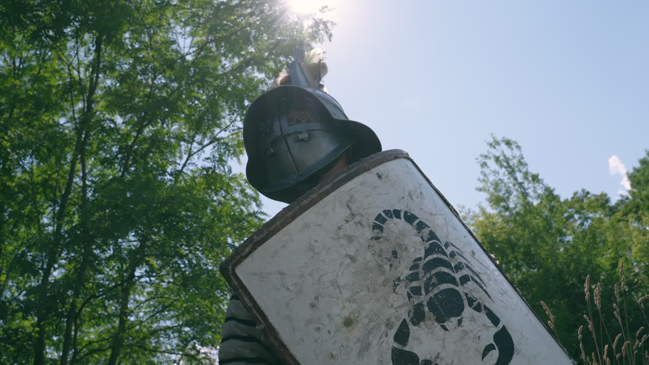 Roman Legionary with Shield