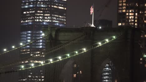 brooklyn bridge with view of world trade center
