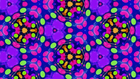 efecto caleidoscopio de la superficie líquida ondulada brillante con círculos distorsionados flotan como gotas de pintura en aceite. fondo creativo con gradiente multicolor en 4k. 3d