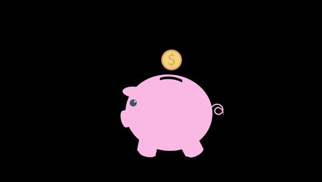 pig-saving-money-coin-icon-animation-loop-motion-graphics-video-transparent-background-with-alpha-channel