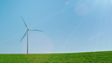 Wind-Turbine-on-Sunny-Day