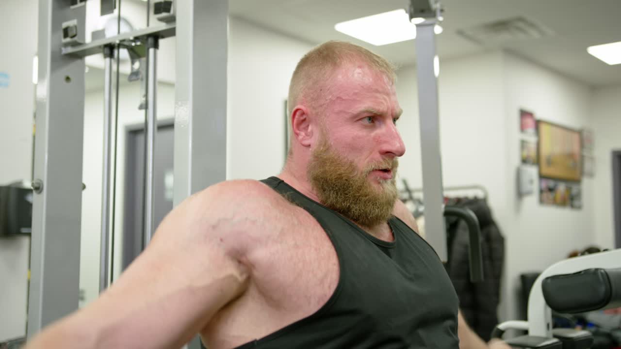 Muscle build Work hard exercise