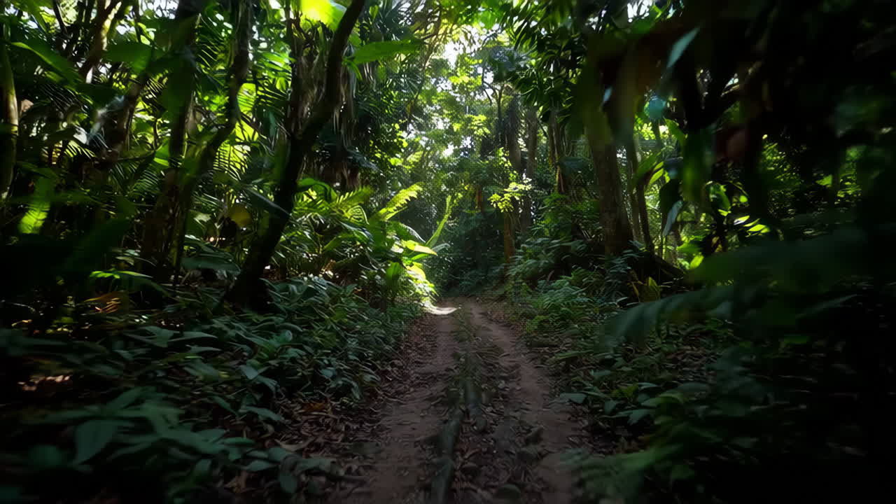 Jungle Path Sunlight