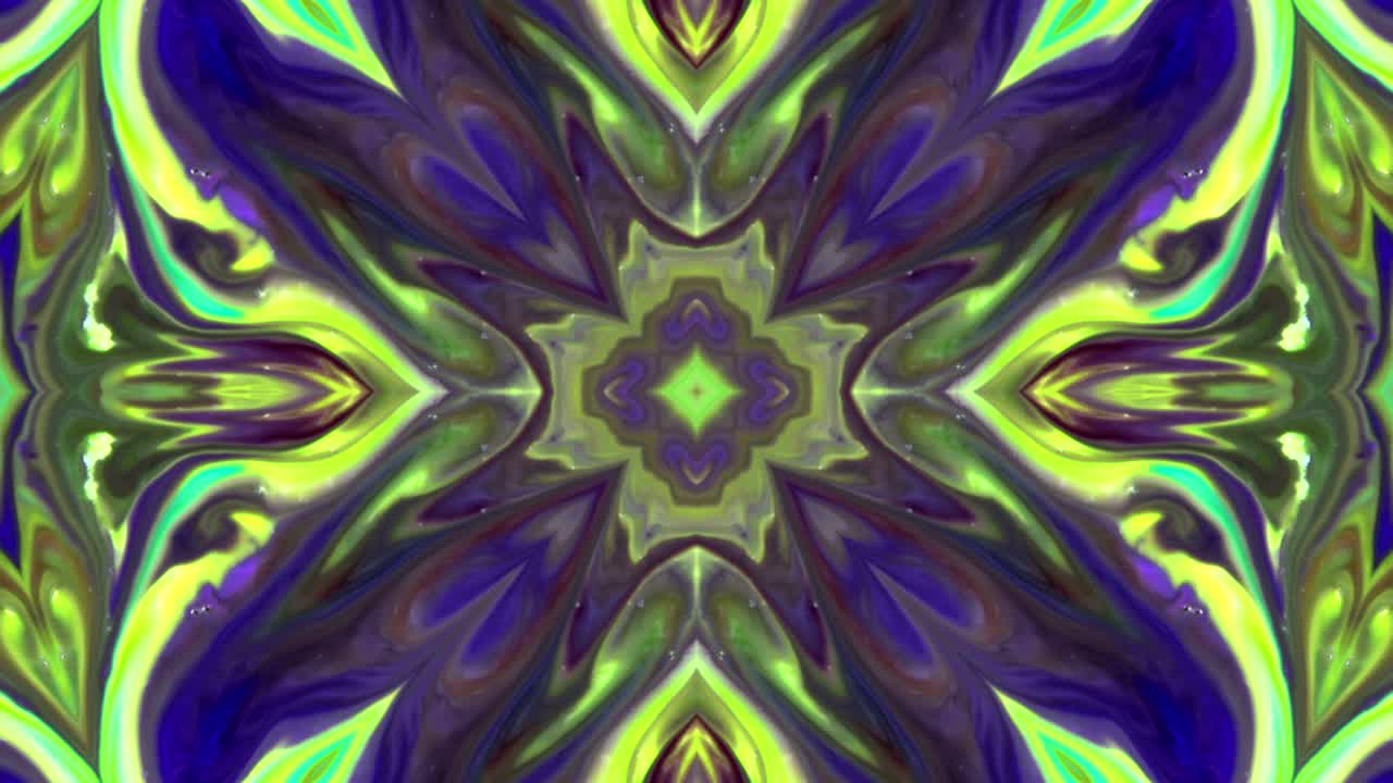 movimiento de fondo de caleidoscopio de explosión decorativa