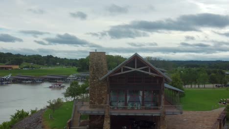 view of freedom point event venue at liberty park in clarksville, tennessee