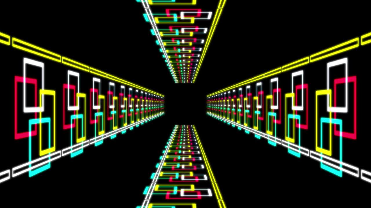 el progreso del túnel cibernético animación gráficos de movimiento