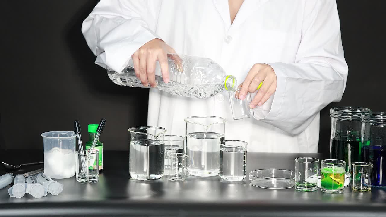 물 전송에 대한 과학 실험