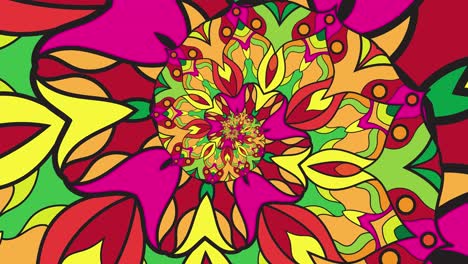 fondo animado en bucle de 4k que crea un efecto de zoom infinito