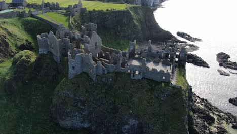 aerial video, dunluce castle included in the game of thrones series