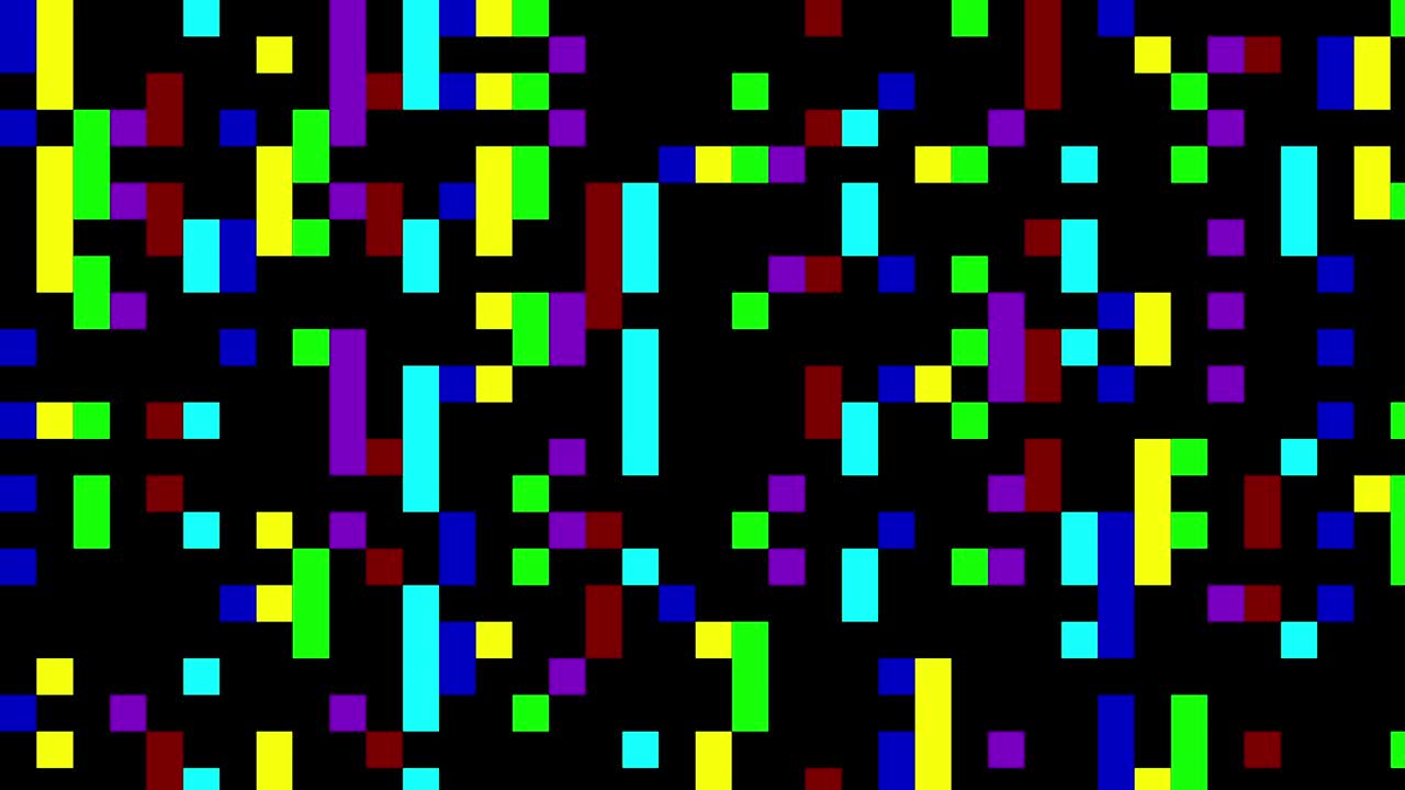 다채로운 디지털 노이즈 신호