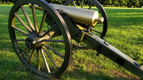 a civil war era 12 pounder field cannon