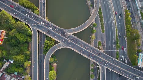 the road next to the river in ho chi minh city - vietnam