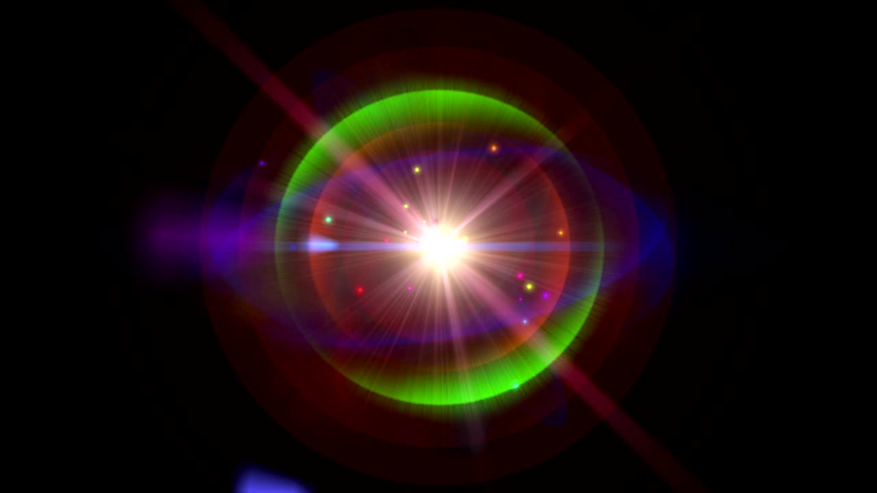 추상적인 원자 4k