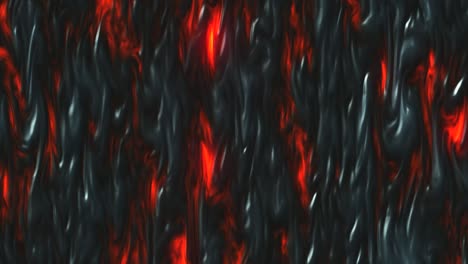 fondo de animación de fluido caliente abstracto de lava derretida