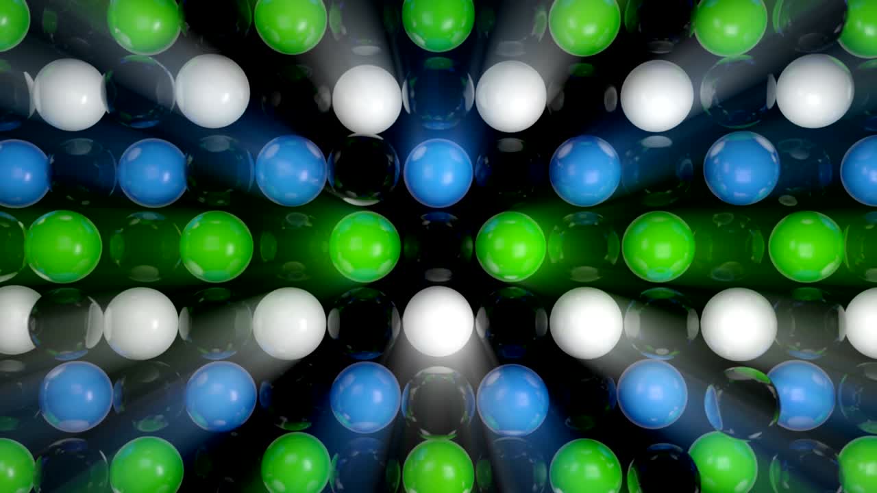 Abstract background with realistic 3d spheres. Colorful backdrop