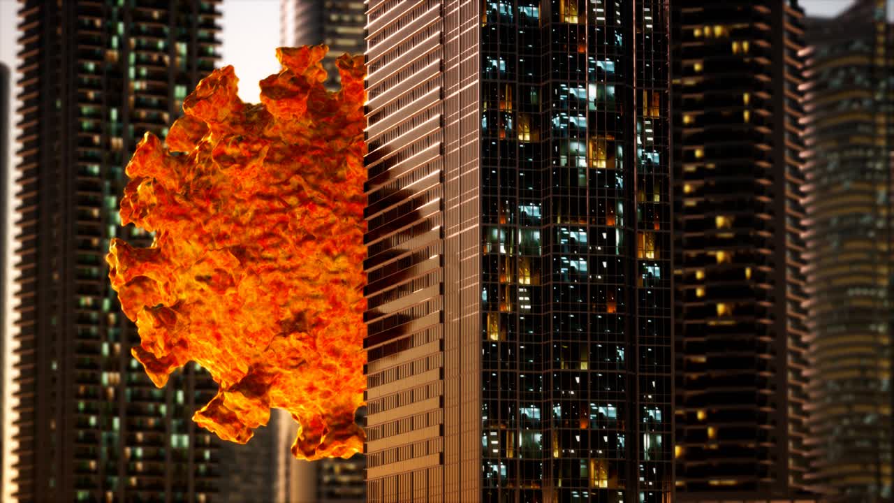 코로나바이러스 감염으로 인한 격리로 인한 빈 도시