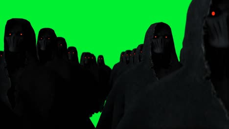 mystery fear ghost animation . dynamic hoodie. isolate. realistic 4k green screen animation.