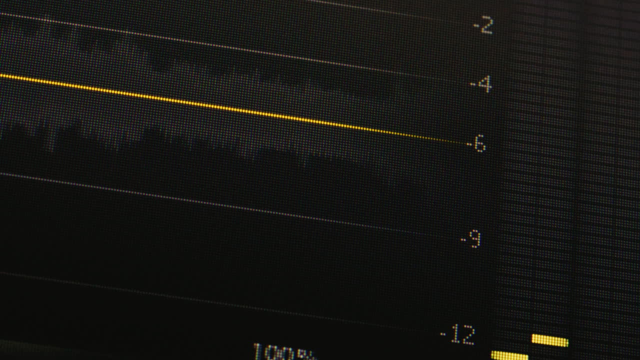 Audio Waveform and Levels Display
