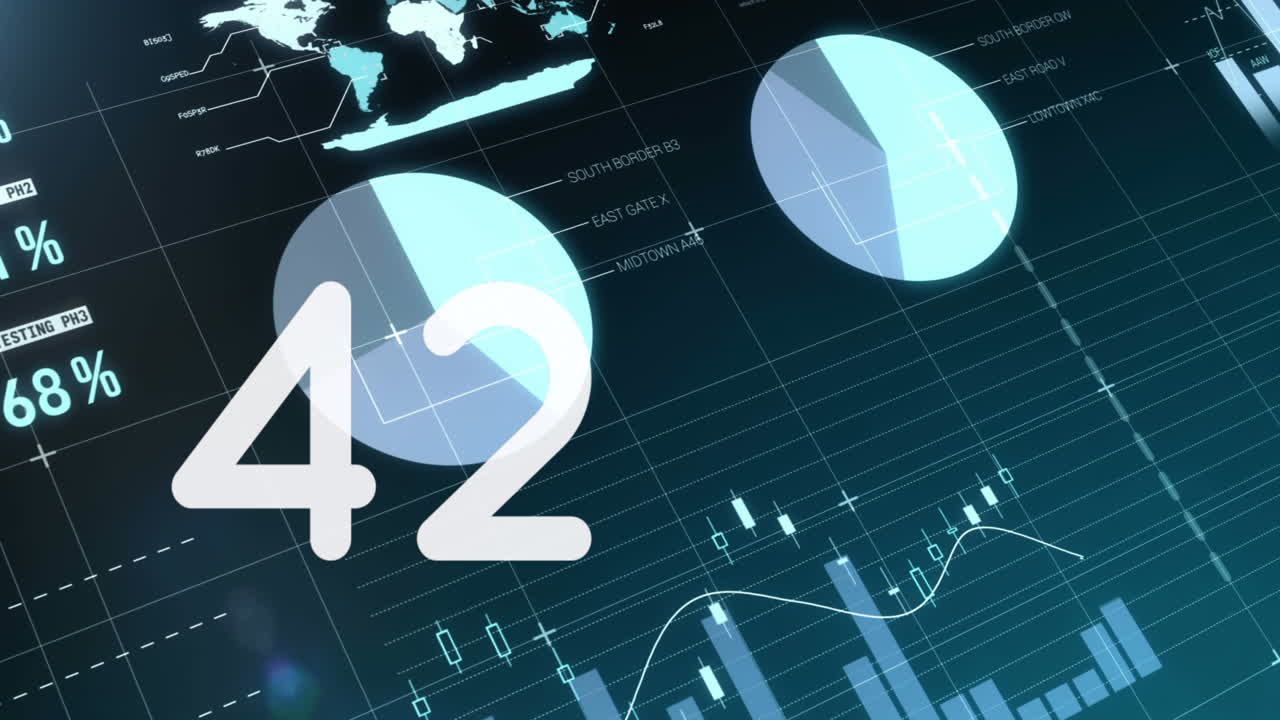 Animation of numbers changing over statistics