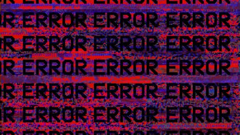 Loop abstract animation of cyber crime error computer protection cyber safety and internet security