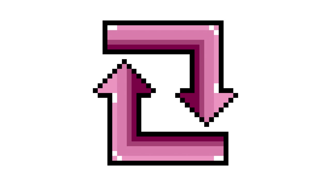 Pixel Art Pop-up Icon Animation with arrows forming a continuous loop (1).mov