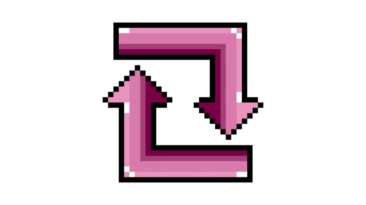 Pixel Art Pop-up Icon Animation with arrows forming a continuous loop (1).mov