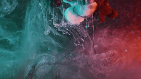 fondo líquido espeso en movimiento multicolor, mezcla de pintura