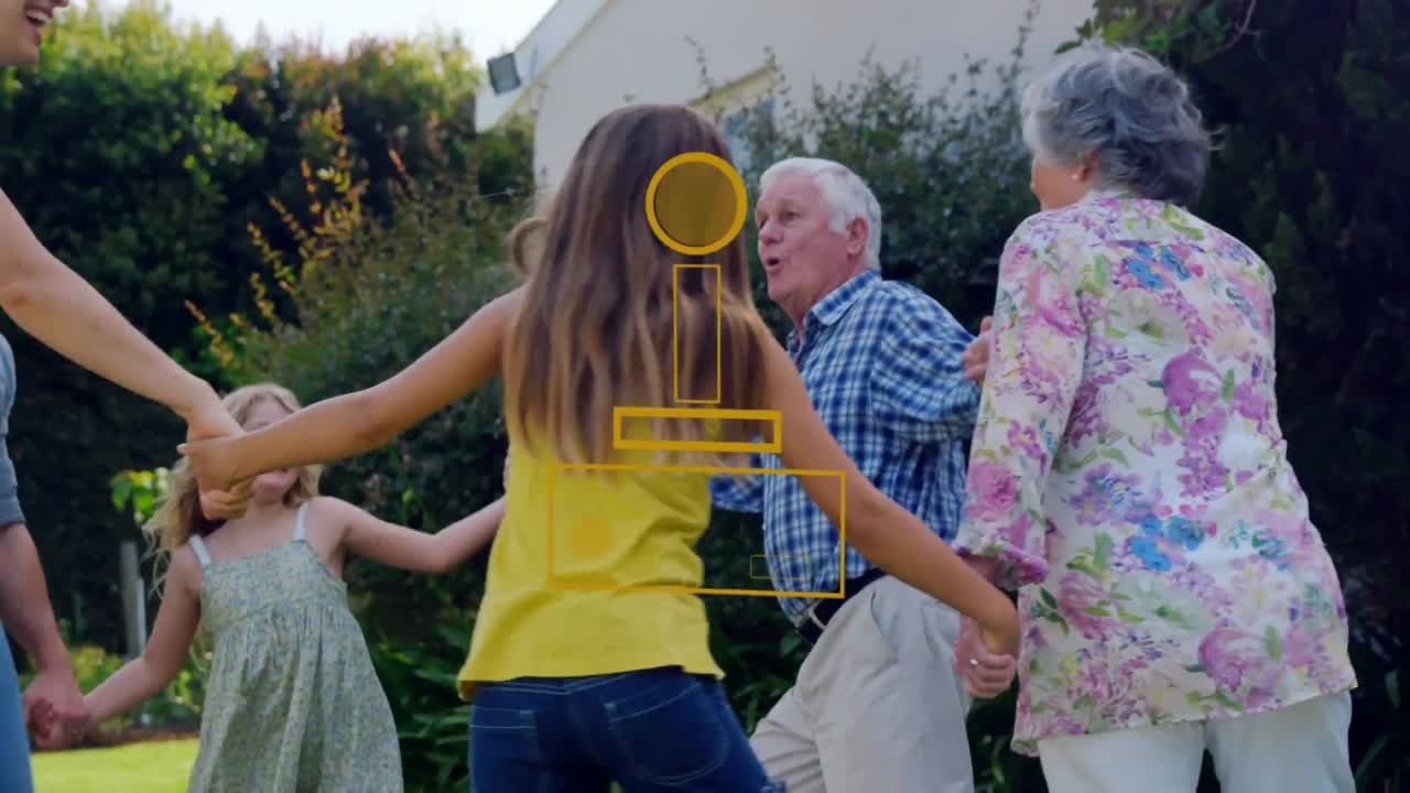 animación del icono del gamepad sobre el juego de la familia caucásica.