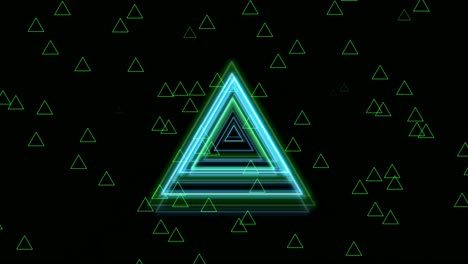 animación de fondo abstracto de neón moderno para fondo de música