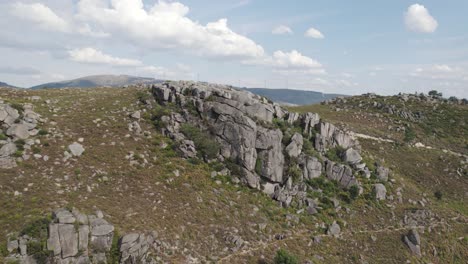 parque nacional da peneda-geres em portugal. visão aérea drone