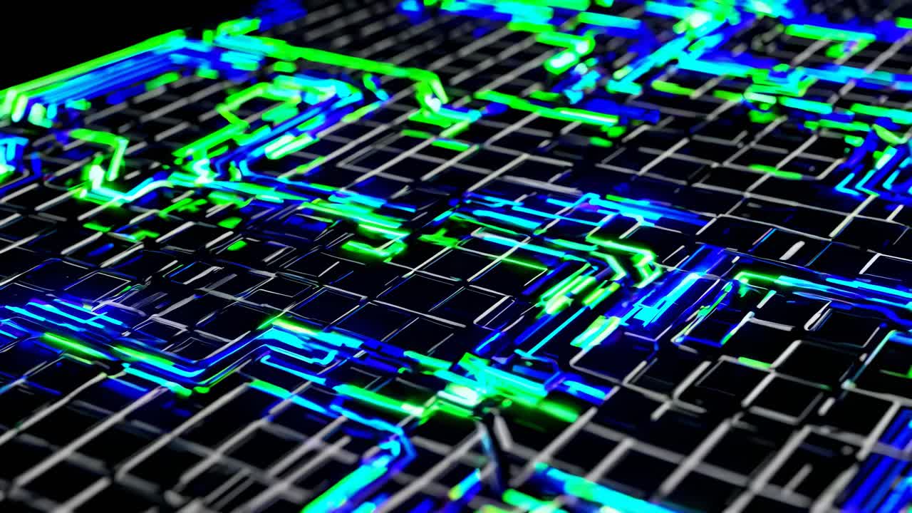 Abstract Circuit Board Pattern