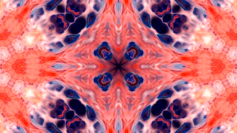 movimiento de fondo de kaleidoscopio abstractamente colorido