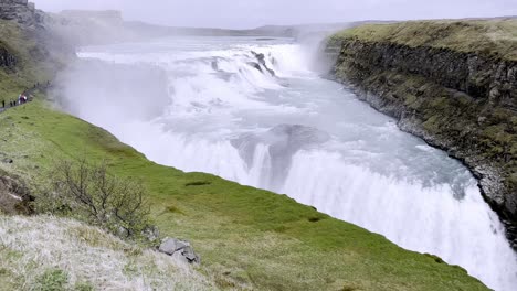 iceland - gullfoss waterfall - immersed in nature: witnessing the power and beauty of the golden circle waterfalls