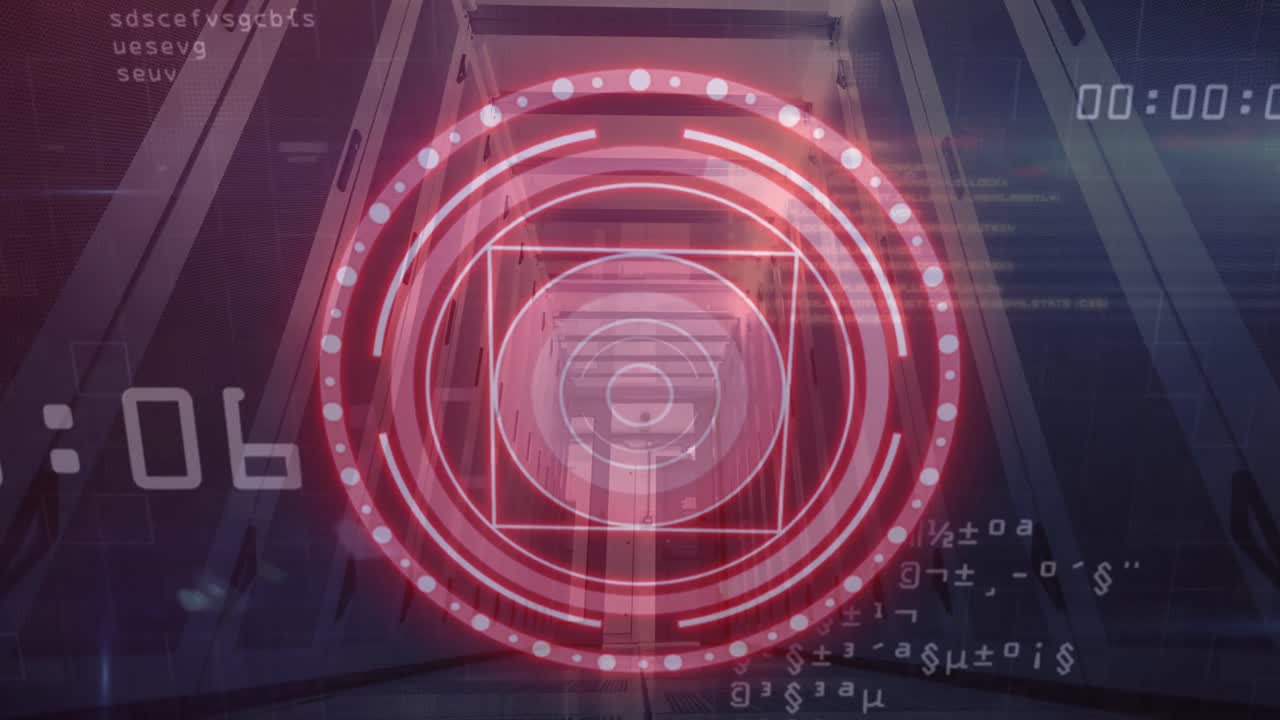 서버  ⁇ 에서 데이터 처리와 함께 범위 스캐닝의 애니메이션