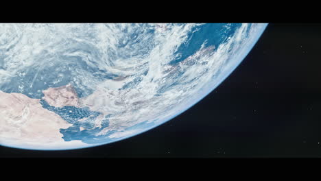 la tierra vista desde el espacio