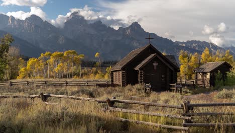 autumn chapel in the grand tetons